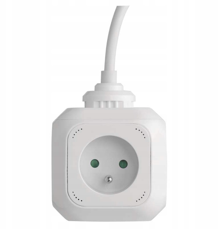 HBF kostka 4 gniazda, 2 Usb, 1,9m, French
