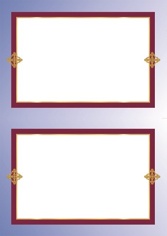 Dyplom Francja B A4/A5