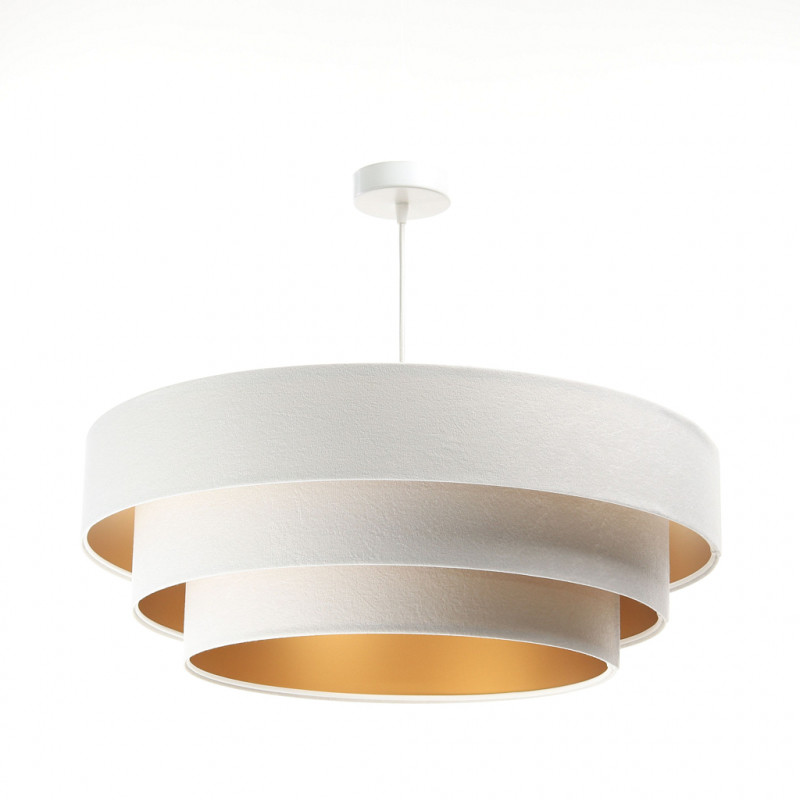 ImoLight Lampa wisząca Dalia Biało-Złota 050-062-60 // IL-Dl-009