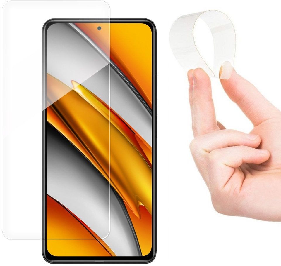 Wozinsky Nano Flexi hybrydowa elastyczna folia szklana szkło hartowane Xiaomi Redmi K40 Pro+ / K40 Pro / K40 / Poco F3 / Mi 11i