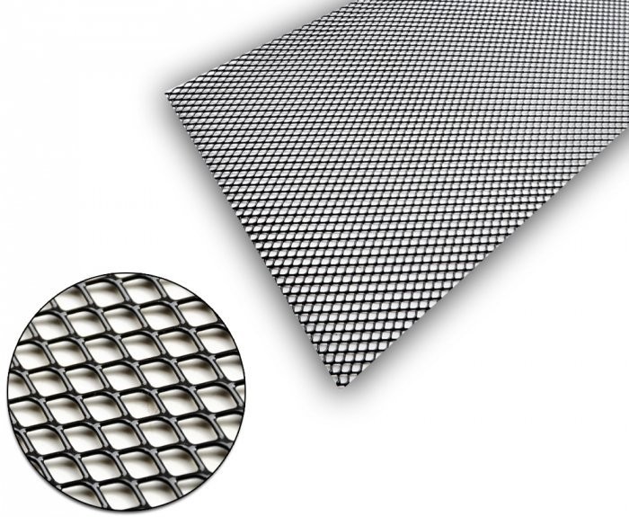 Motos Siatka tuningowa Czarna 9mm x 5mm 100cm x 40cm