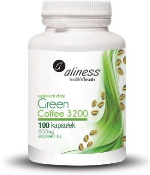 ALINESS Zielona kawa Green Coffee 3200 100 Kapsułek