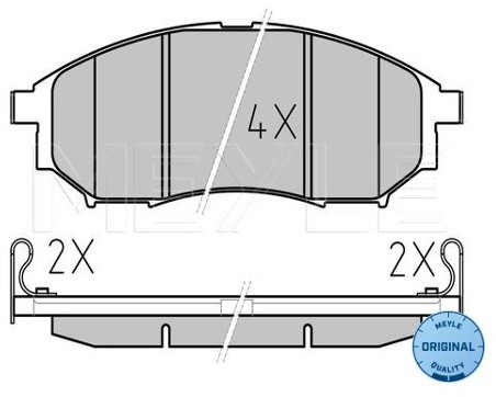 Wulf Gaertner Autoparts Zestaw klocków hamulcowych, hamulce tarczowe Wulf Gaertner Autoparts 025 236 9816/W