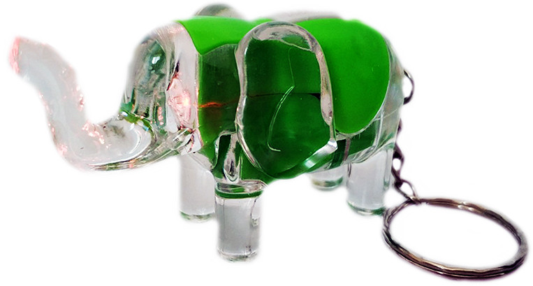 ADAR BRELOK SŁONIK SŁOŃ 6x4 ZE ŚWIATŁEM LED Z ZAWIESZKĄ 216983
