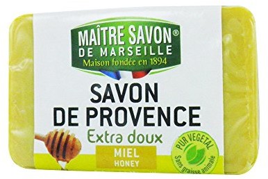 Maitre savon de Marseille Savon de Provence Extra Doux Miel  Maître Savon de Marseille  100 G miód mydła Savon de Marseille -