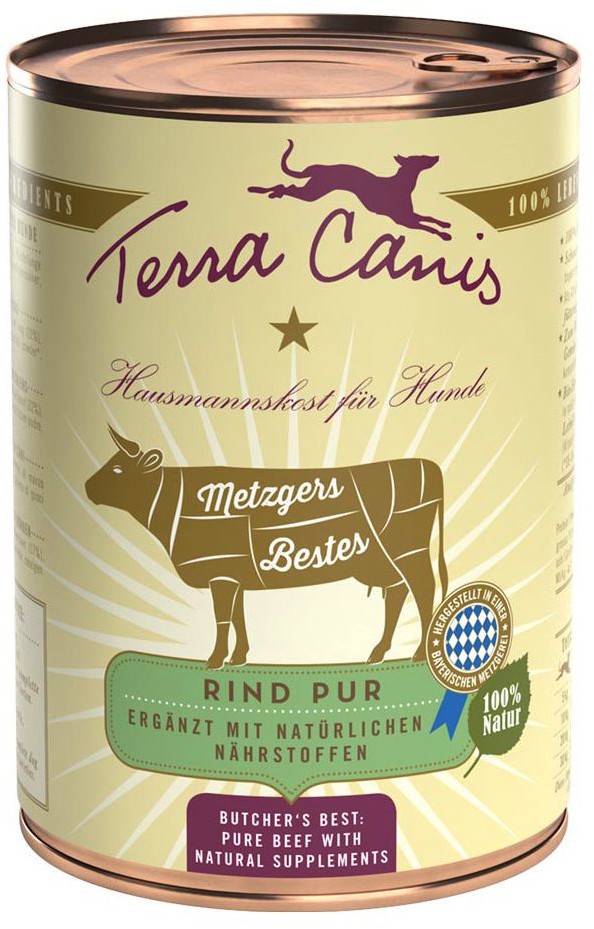 Terra Canis Korzystny pakiet czyste mięso 12 x 400 g Czysta wołowina