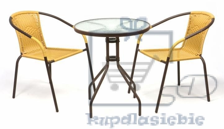 Garthen 3-częsciowy zestaw mebli ogrodowych