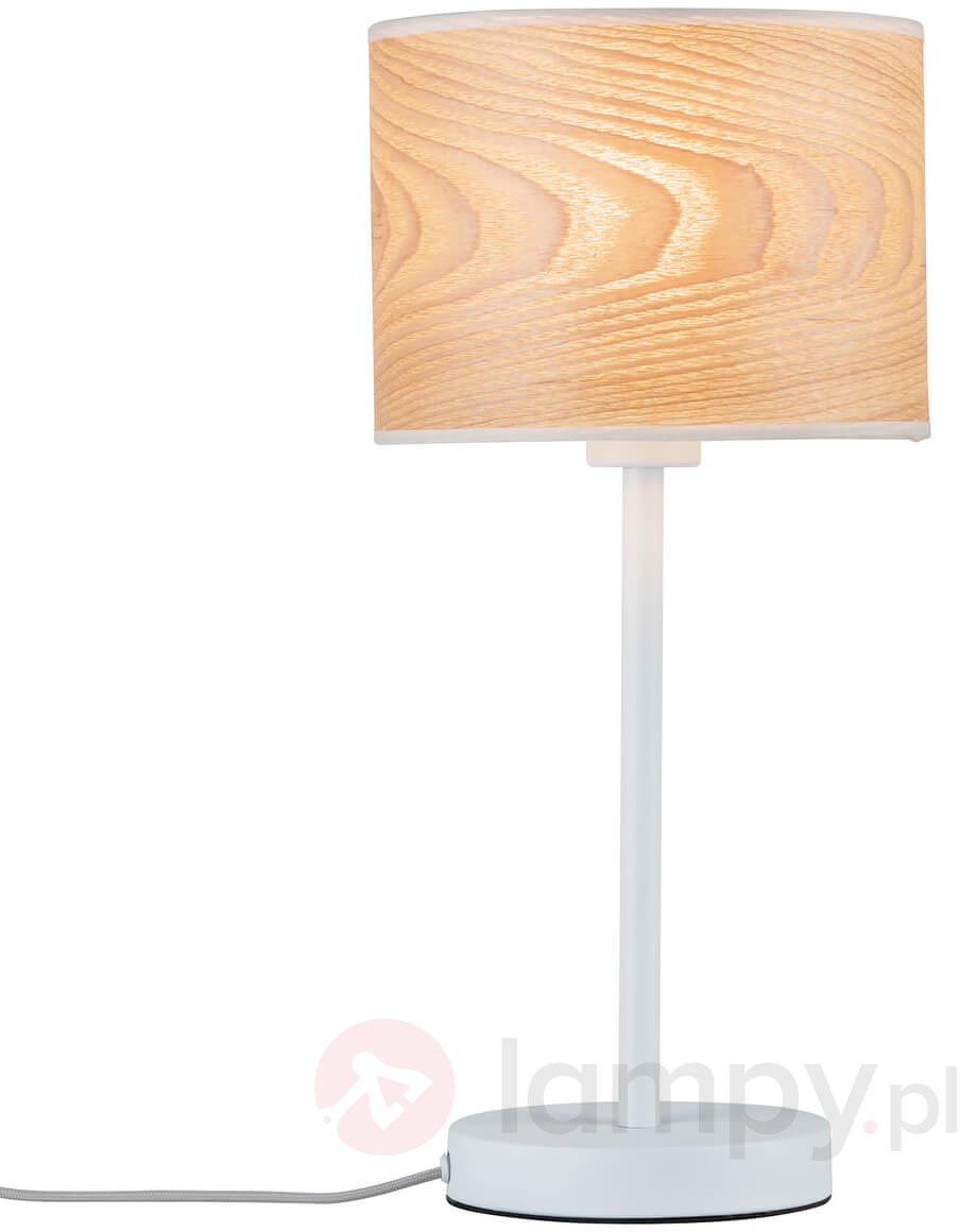 PAULMANN Naturalny produkt - drewniana lampa stołowa Neta