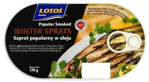 Łosoś Szprot popularny w oleju 170 g Ustka