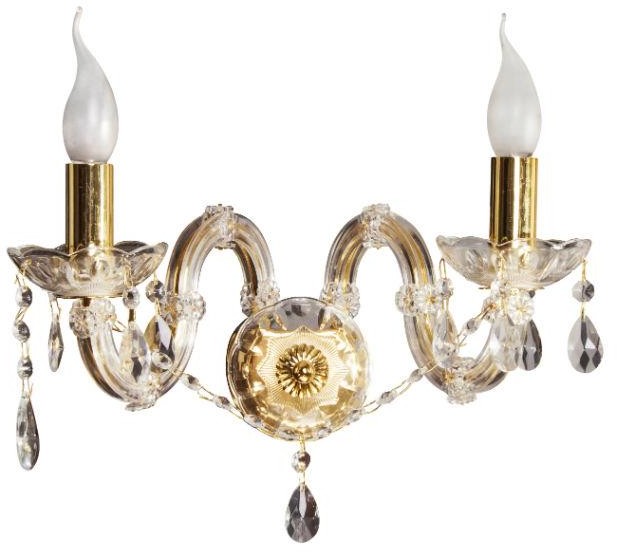 Candellux MARIA TERESA KINKIET 2X40W E14 ZŁOTY 020-349 22-94592