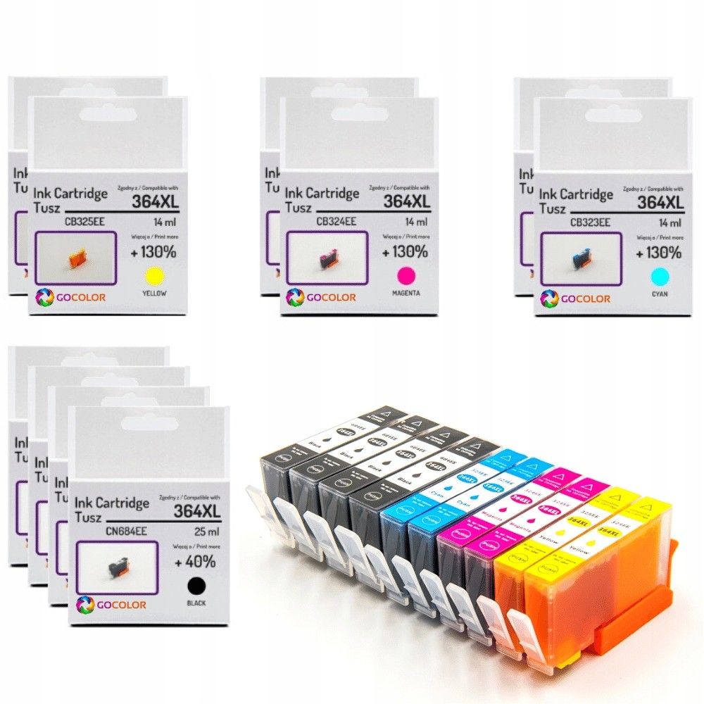 Tusz zamienny z Hp 10 x 364XL DeskJet 3521