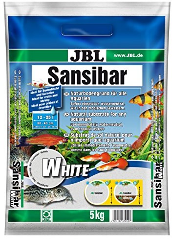 JBL Podłoże do akwariów, sansibar, biały, 5 kg, biały