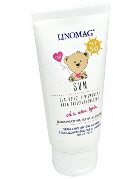 Ziołolek Linomag SUN krem dla dzieci SPF50+ 50ml