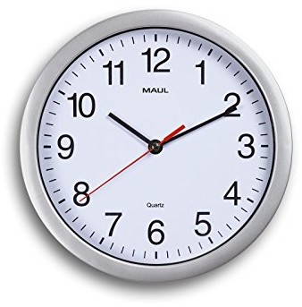 Maul Zegar ścienny MAULrun 25 cm szkło mineralne 9052695