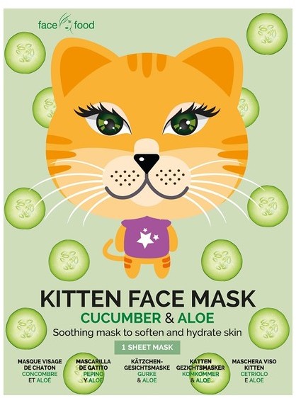 7TH Heaven kojąca maska w płachcie Kitten Aloe