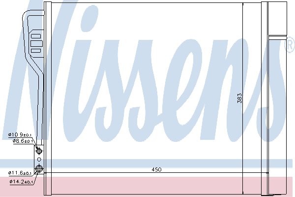 NISSENS Skraplacz, klimatyzacja NISSENS 940185
