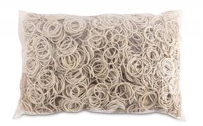 OFFICE PRODUCTS Gumki recepturki OFFICE PRODUCTS, średnica 25mm, 1,5x1,5mm, 60% kauczuku, 1000g, zgrzewka, białe 18102519-14