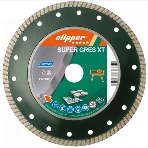 NORTON CLIPPER Tarcza diamentowa SUPER GRES XT CERAM TURBO) 200x25,4mm NO70184625427PRO
