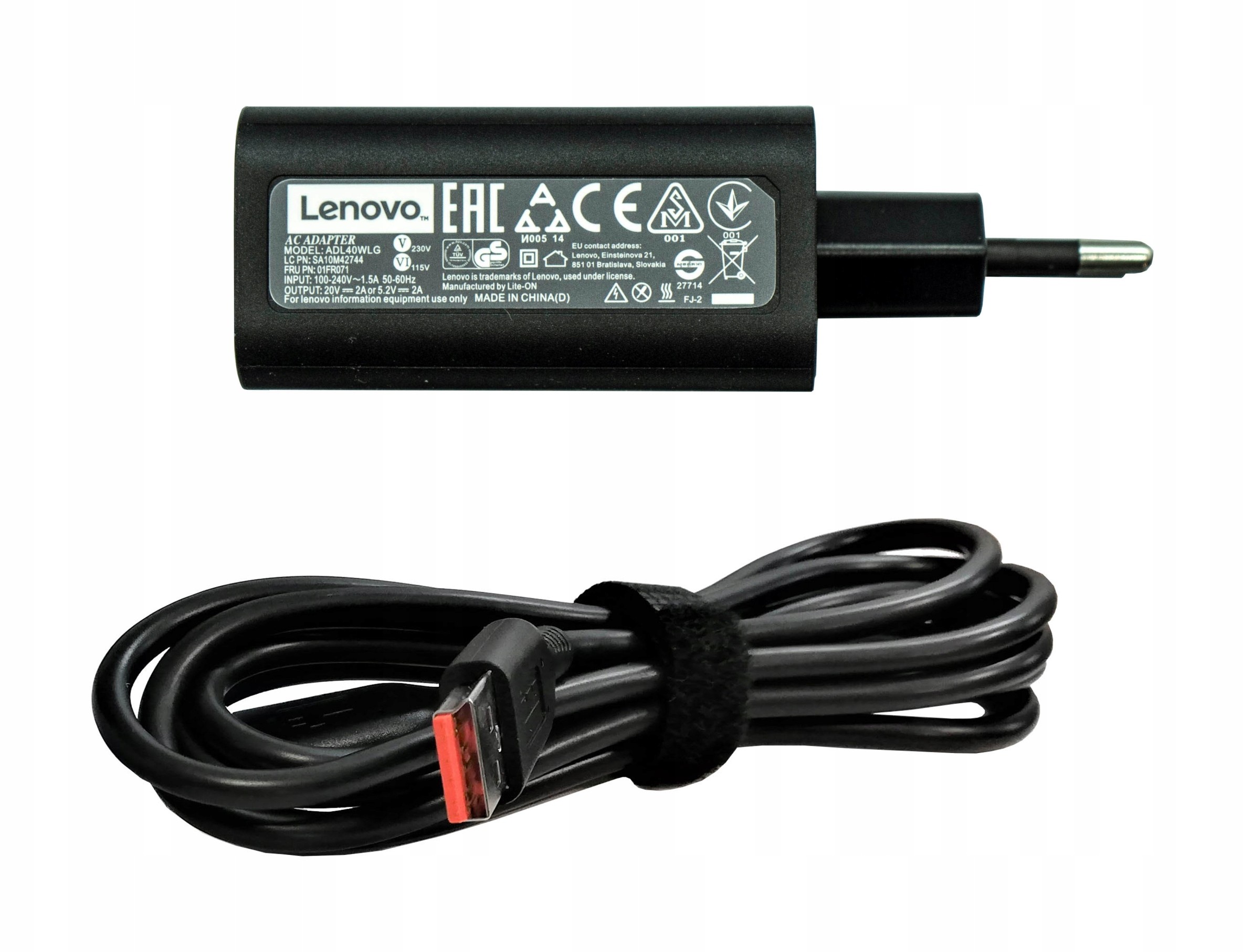 Lenovo Oryginalny Zasilacz Laptop Yoga 3 ADL40WCG