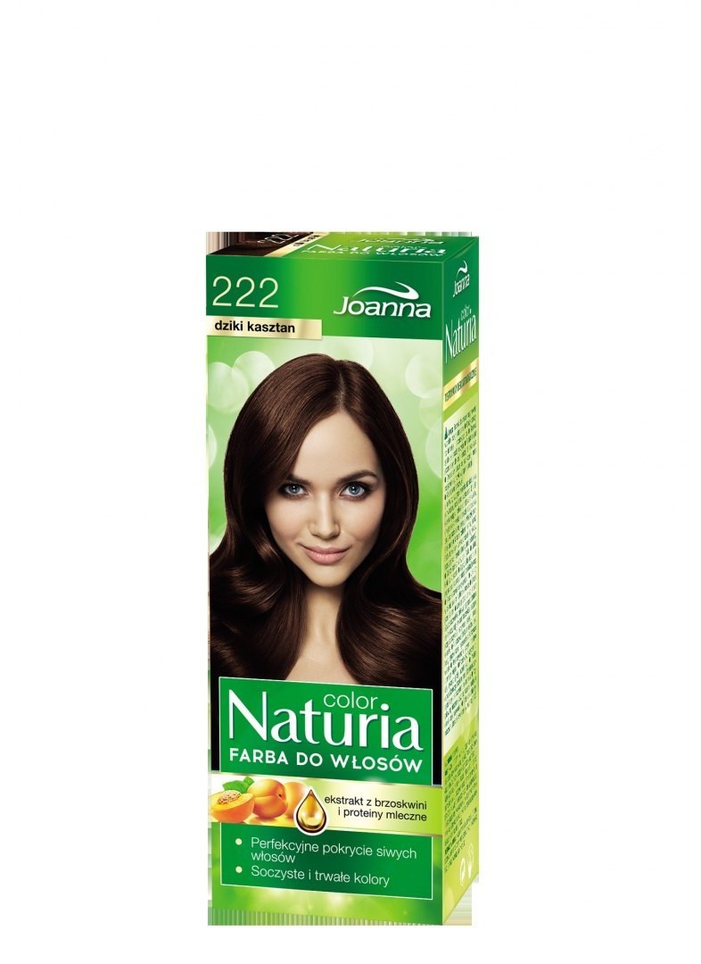Joanna Naturia Color Farba do włosów nr 222-dziki kasztan 150g 9178