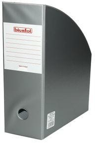 Biurfol Pojemnik na dok. BIURFOL  Color 100mm - silver