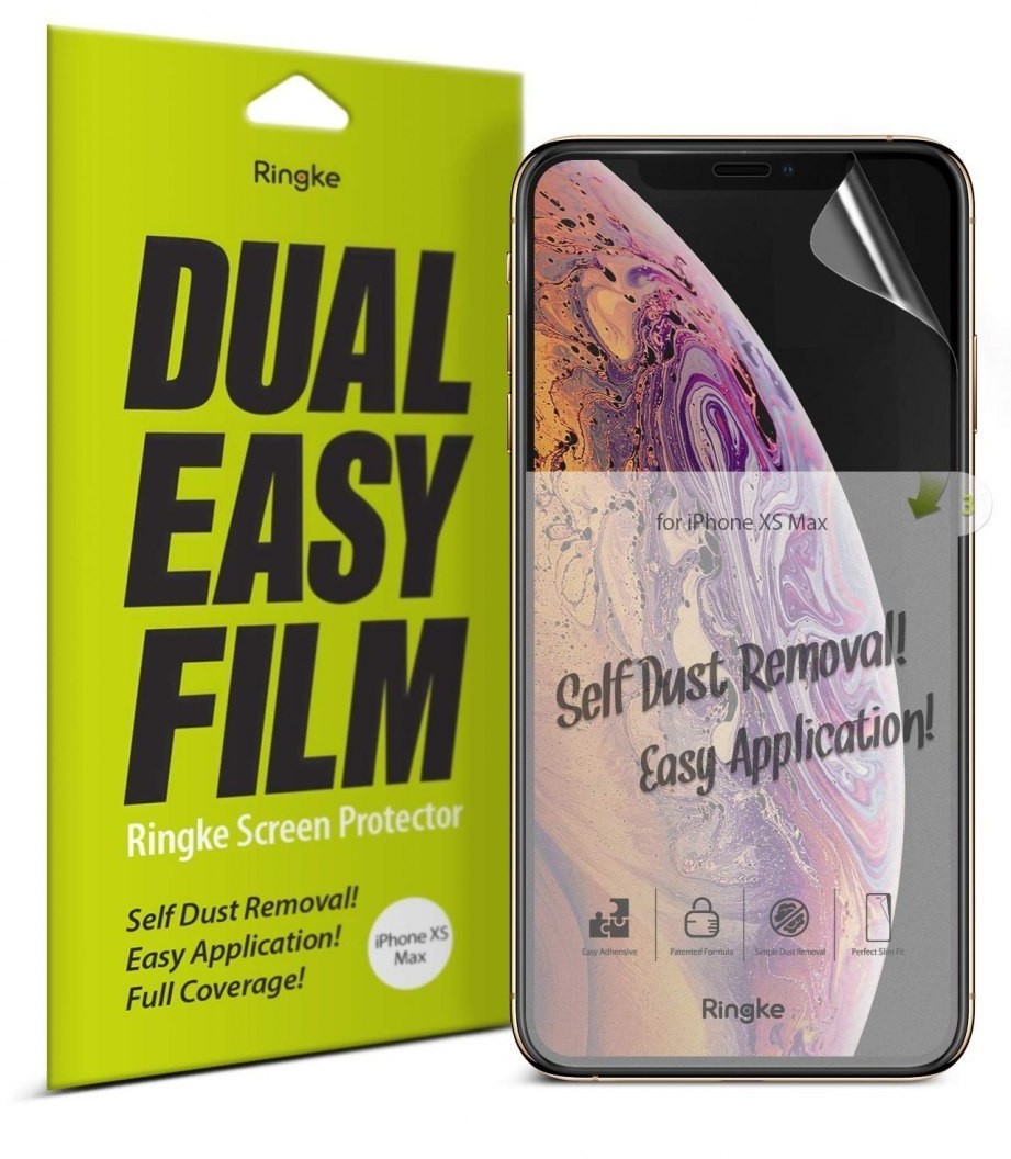 Ringke Ringke Dual Easy - 2x Folia ochronna do iPhone XS/X - na ekran RGK785