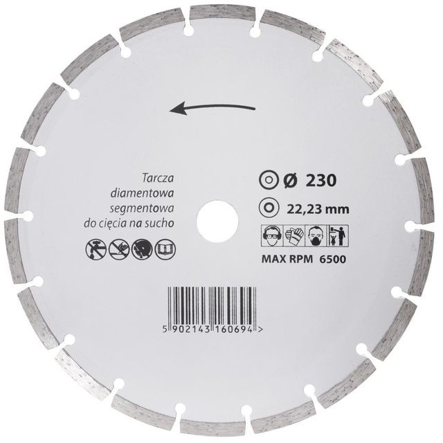 Tarcza diamentowa SEGMENTOWA