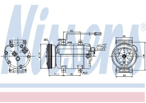 NISSENS Kompresor klimatyzacji NISSENS 89029