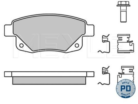 Wulf Gaertner Autoparts Zestaw klocków hamulcowych, hamulce tarczowe Wulf Gaertner Autoparts 025 244 8617/PD