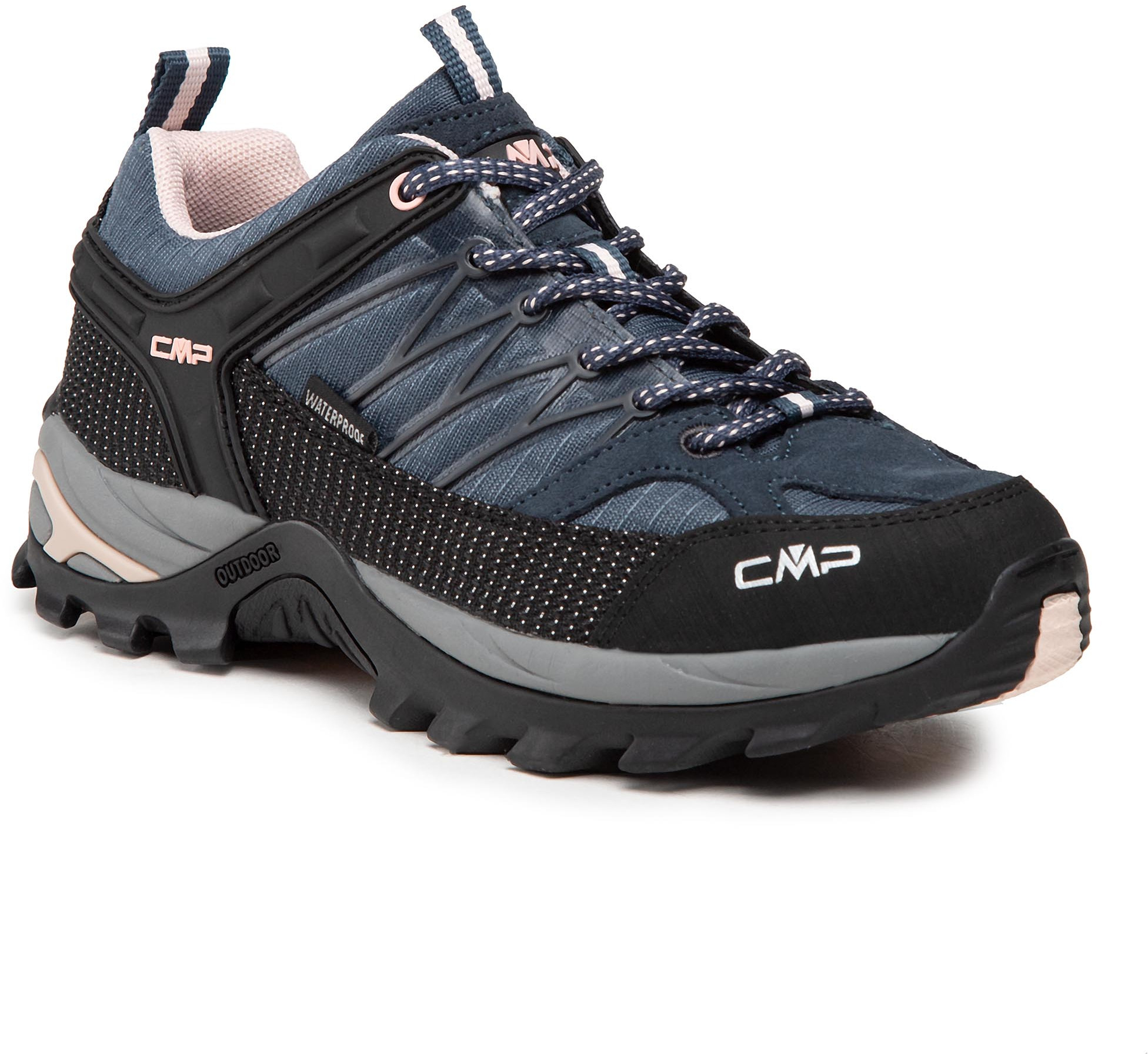 CMP Trekkingi Rigel Low Wmn Trekking Shoe Wp 3Q54456 Asphalt/Antracite/Rose 53UG