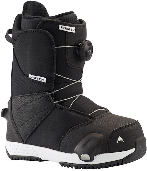 Burton ZIPLINE STEP ON black dzieci buty snowboardowe - 35EUR 90038983