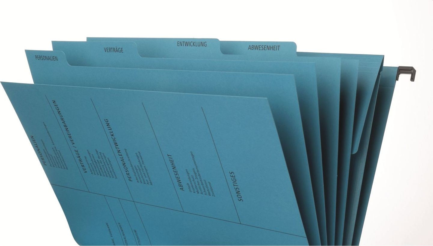 Pagna Teczka Personalakte 5 Fächer blau 44105-02