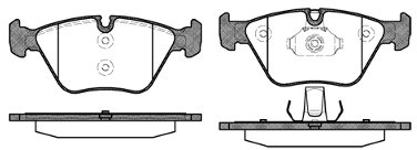 RoadHouse Zestaw klocków hamulcowych, hamulce tarczowe 2963.00