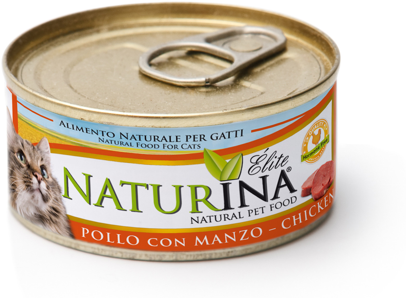Naturina Naturina Wet Cat - Kurczak z wołowiną 70g