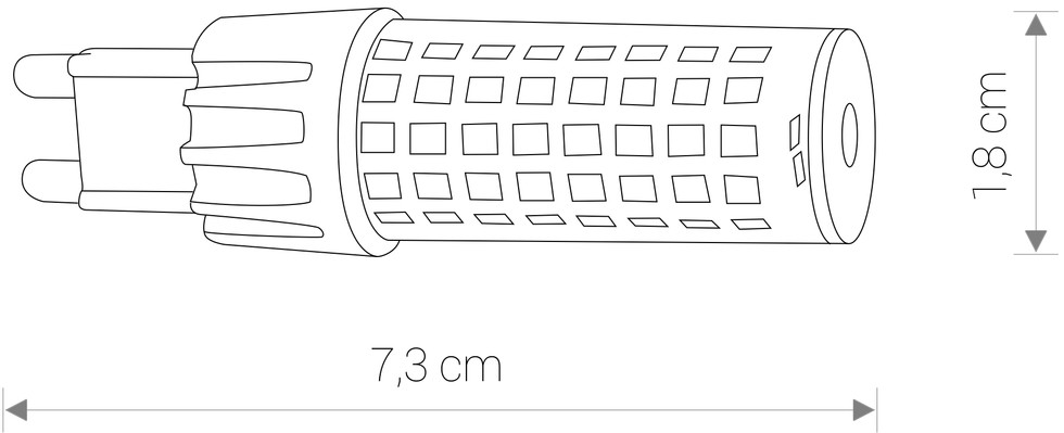 Nowodvorski BULB G9 LED 7W 3000K ANGLE 360 9197