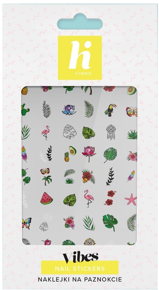 inna marka HI HYBRID naklejki paznokcie VIBES nail stickers 5902751424737