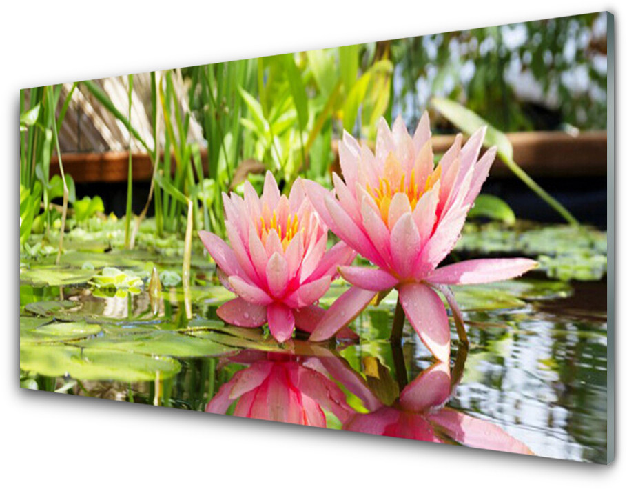 Tulup.pl Panel Szklany Kwiaty Roślina Natura 125x50cm