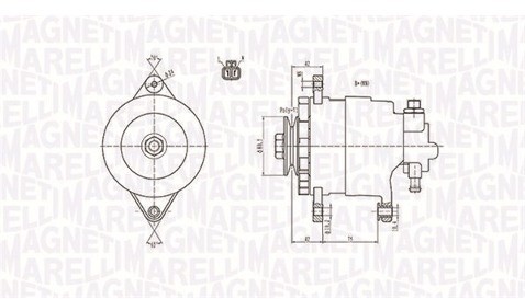 MAGNETI MARELLI Alternator 063731172010 063731172010