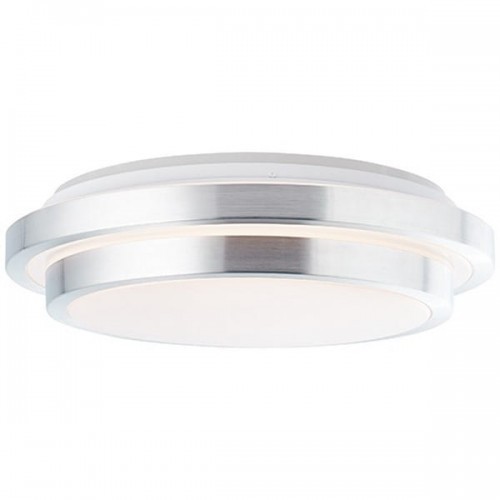 Brilliant VILMA Biało-srebrna LED 24W Barwa światła zmienna 3000-6000K RGB ściemnialna z pilotem z tylnym podświetleniem Lampa sufitowa G97041/58 G97041/58