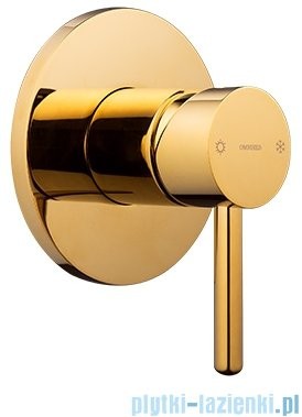 Omnires Y bateria natryskowa-wannowa podtynkowa złoty Y1245ZL