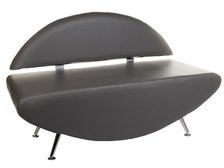 Beauty System Kanapa do poczekalni Carini BD-6710 szara BD-6710/GREY