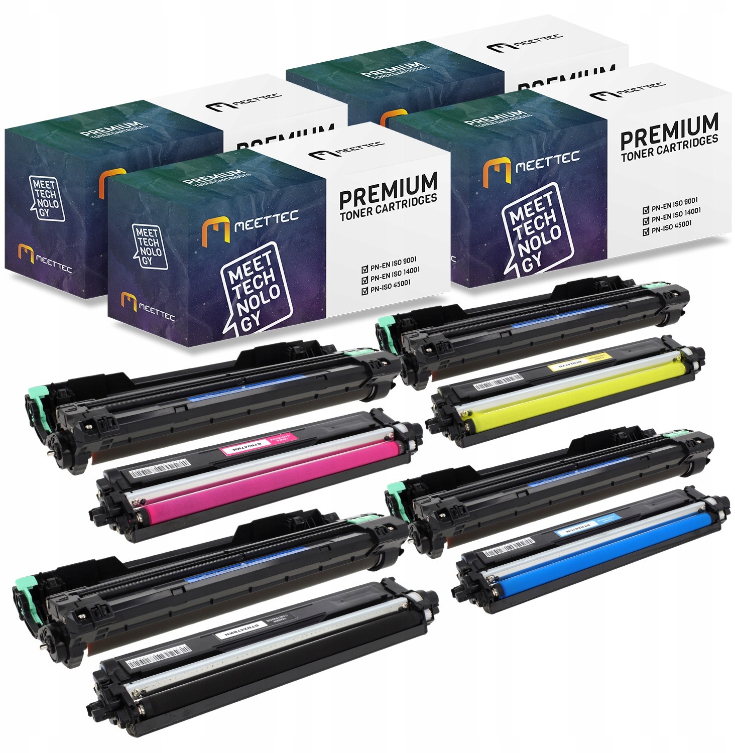 4xToner 4xBęben DR247 TN247 DR243 TN243 do Brother