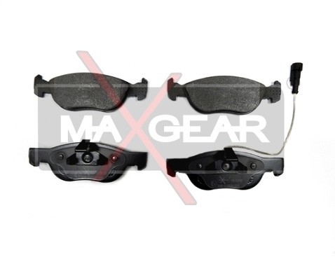 MaxGear Zestaw klocków hamulcowych, hamulce tarczowe 19-0655