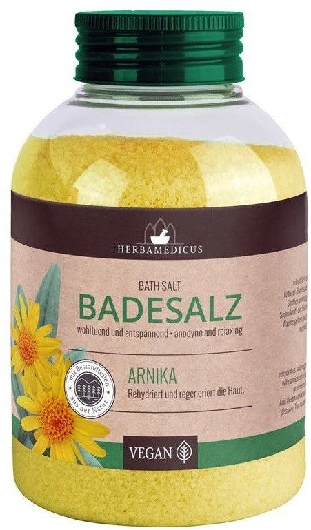 Herbamedicus Sól do kąpieli z ekstraktem z arniki, 575g 575g | SZYBKA WYSYŁKA!