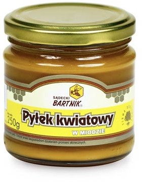 Bartnik SĄDECKI Pyłek Kwiatowy w miodzie 250 g