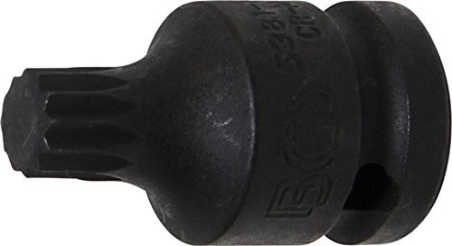 BGS Siła  wkładka bit, uzębienie wewnętrzne, M12, 12,5 X 40 MM, 1 sztuka, 5381-M12