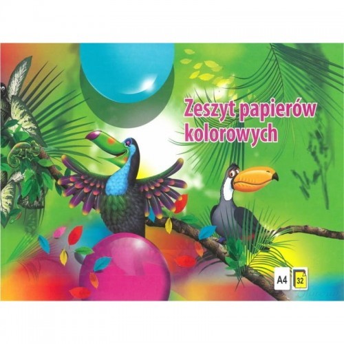 KRESKA All Zeszyt papierów kolorowych A4 32k