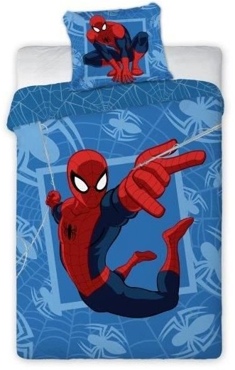 Faro Spiderman, Komplet pościeli polarowej, 160x200 cm