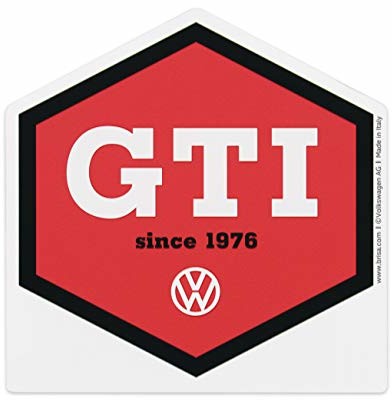 BRISA BRISA VW Collection - Volkswagen GTI skrobaczka do szyb, zimowe akcesoria samochodowe (czerwone) GTIIS01
