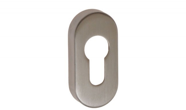 B-harko Tarczka owalna B-Harko TI 02 z podstawą stal nierdzewna(kpl) rozstaw śrub 50 mm.